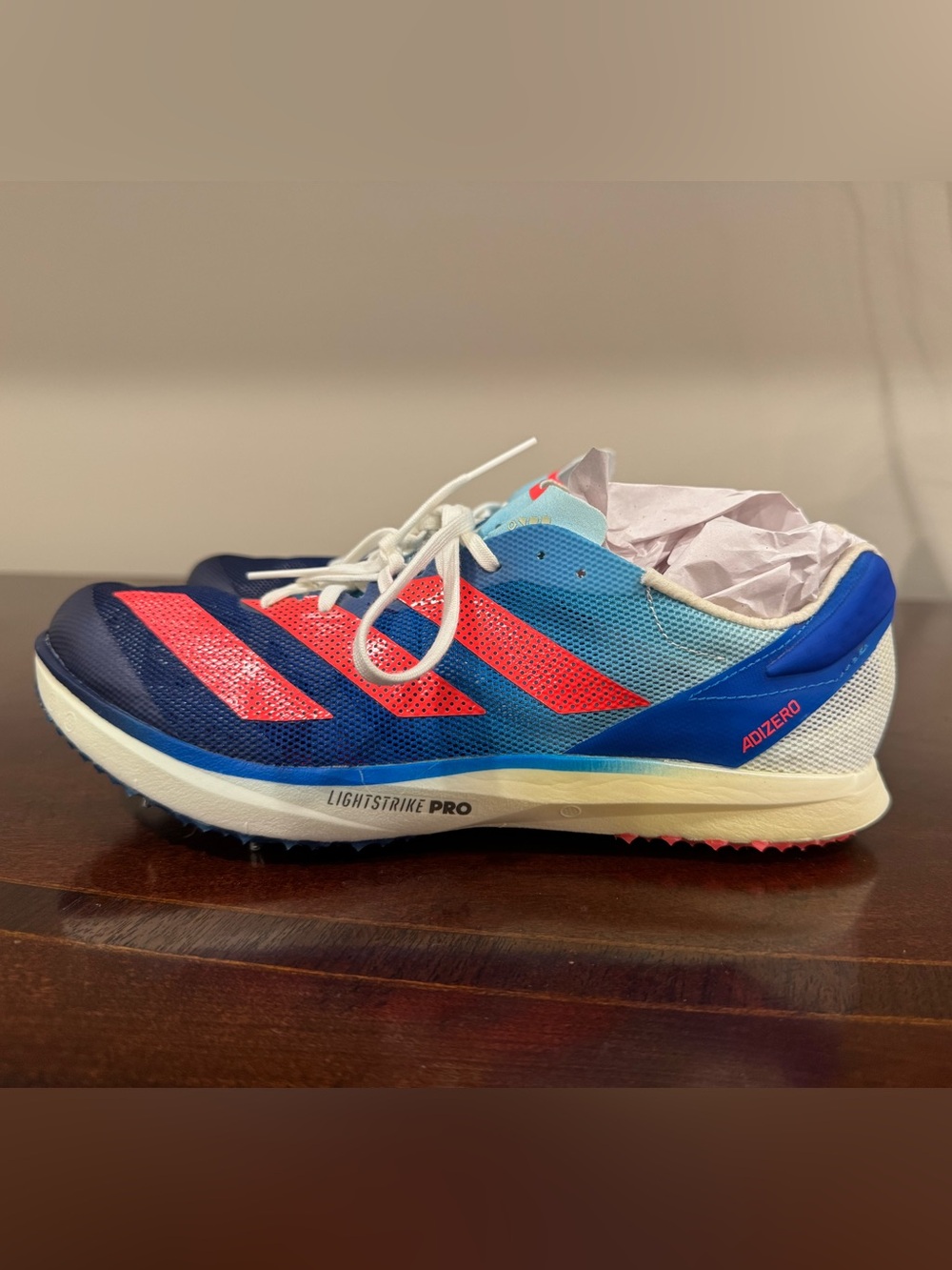 adidas Adizero Avanti TYO Men’s Track and Field Spikes “Legacy Indigo” Size 6